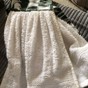 Michigan State Green and White Terry Cloth Skirt